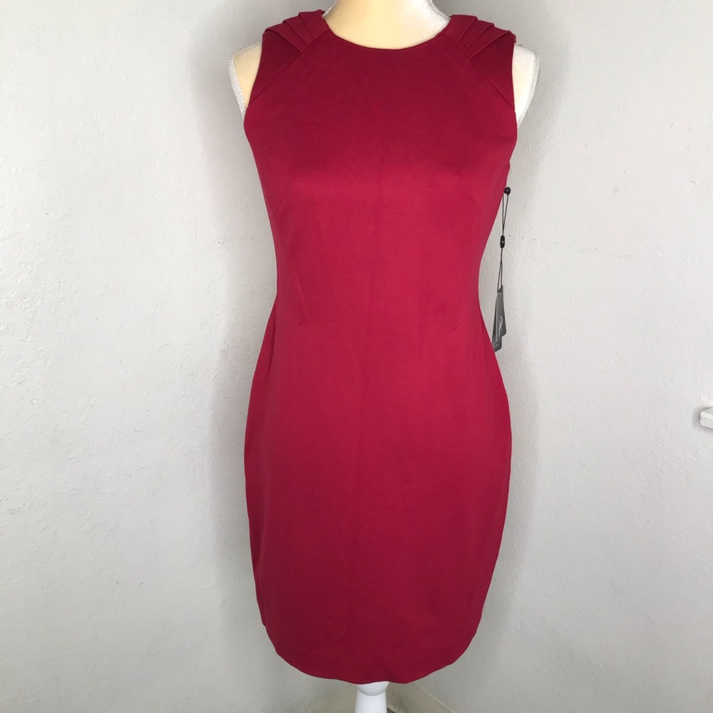 Adrianna Pappel Dress Sleeveless Red Size 12P
